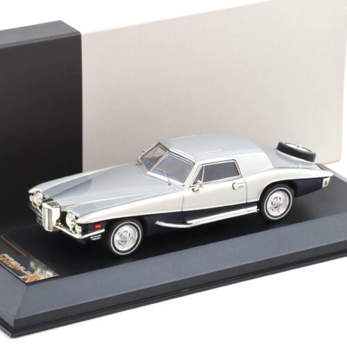 1:43 PremiumX Stutz Blackhawk Coupe 1971 silver/ black