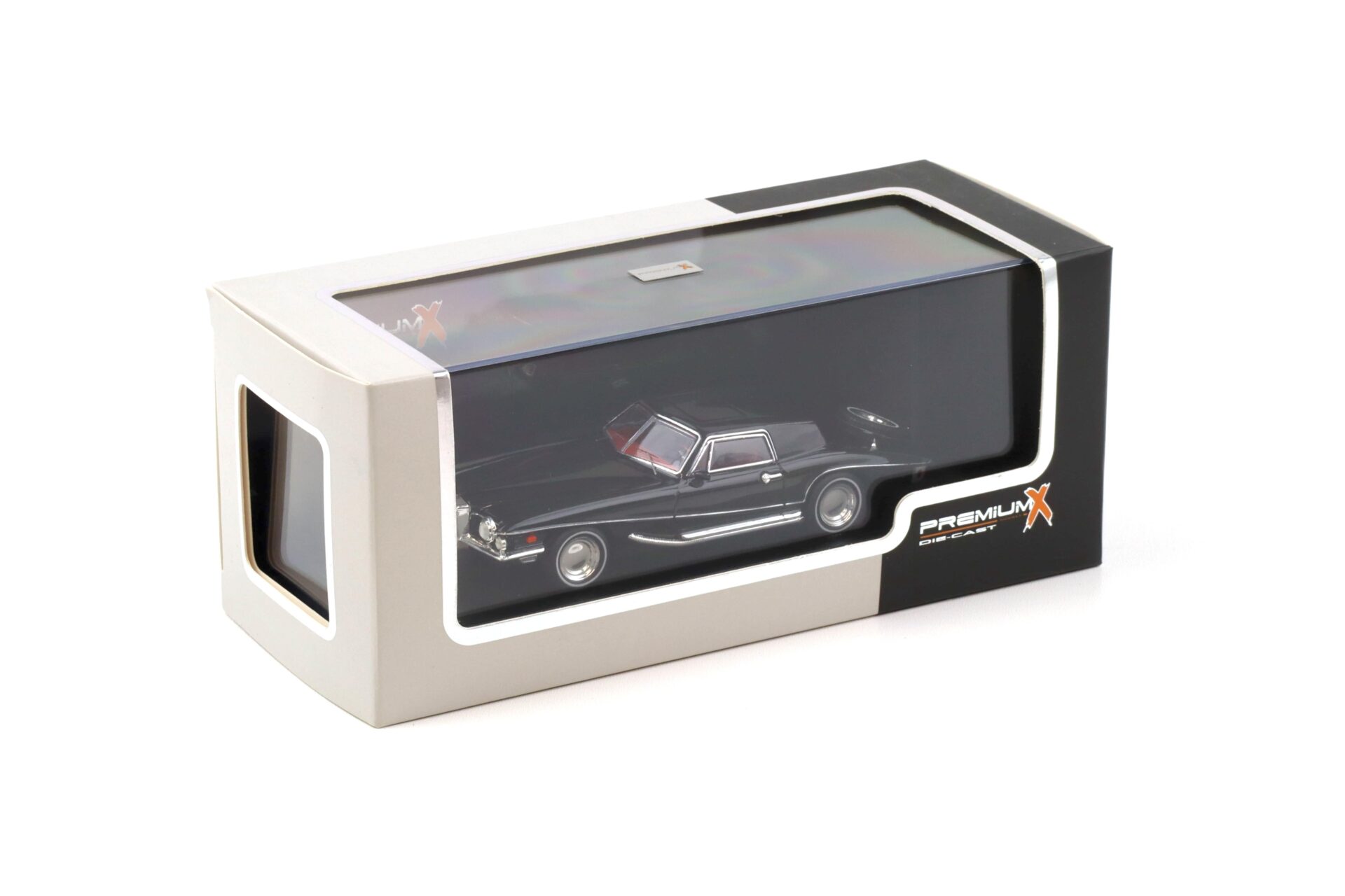 1:43 PremiumX Stutz Blackhawk Coupe 1971 black