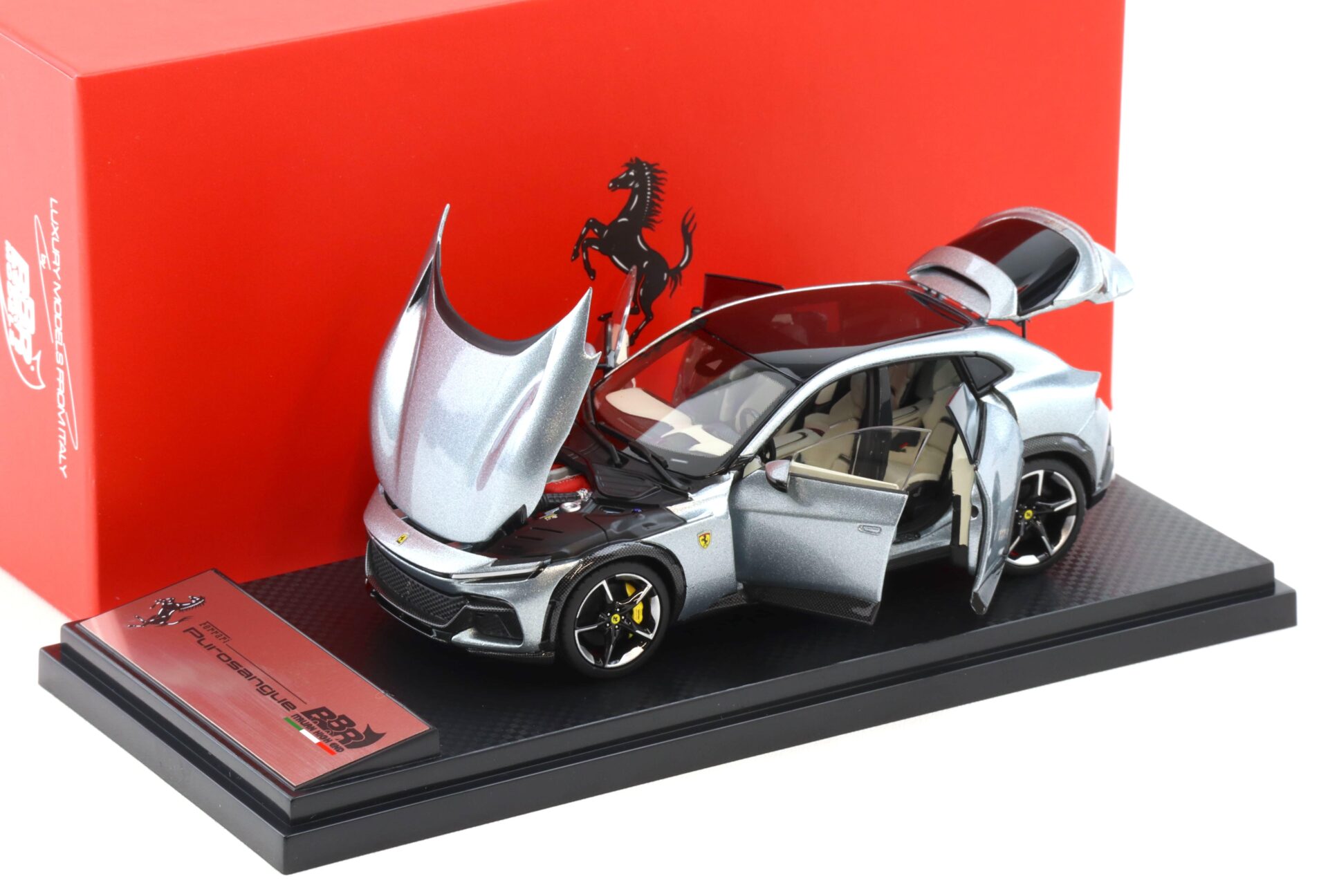 ID 107657 orig.jpg 1:43 BBR Ferrari Purosangue Panoramic roof Grigio Titanio metallic DIECAST