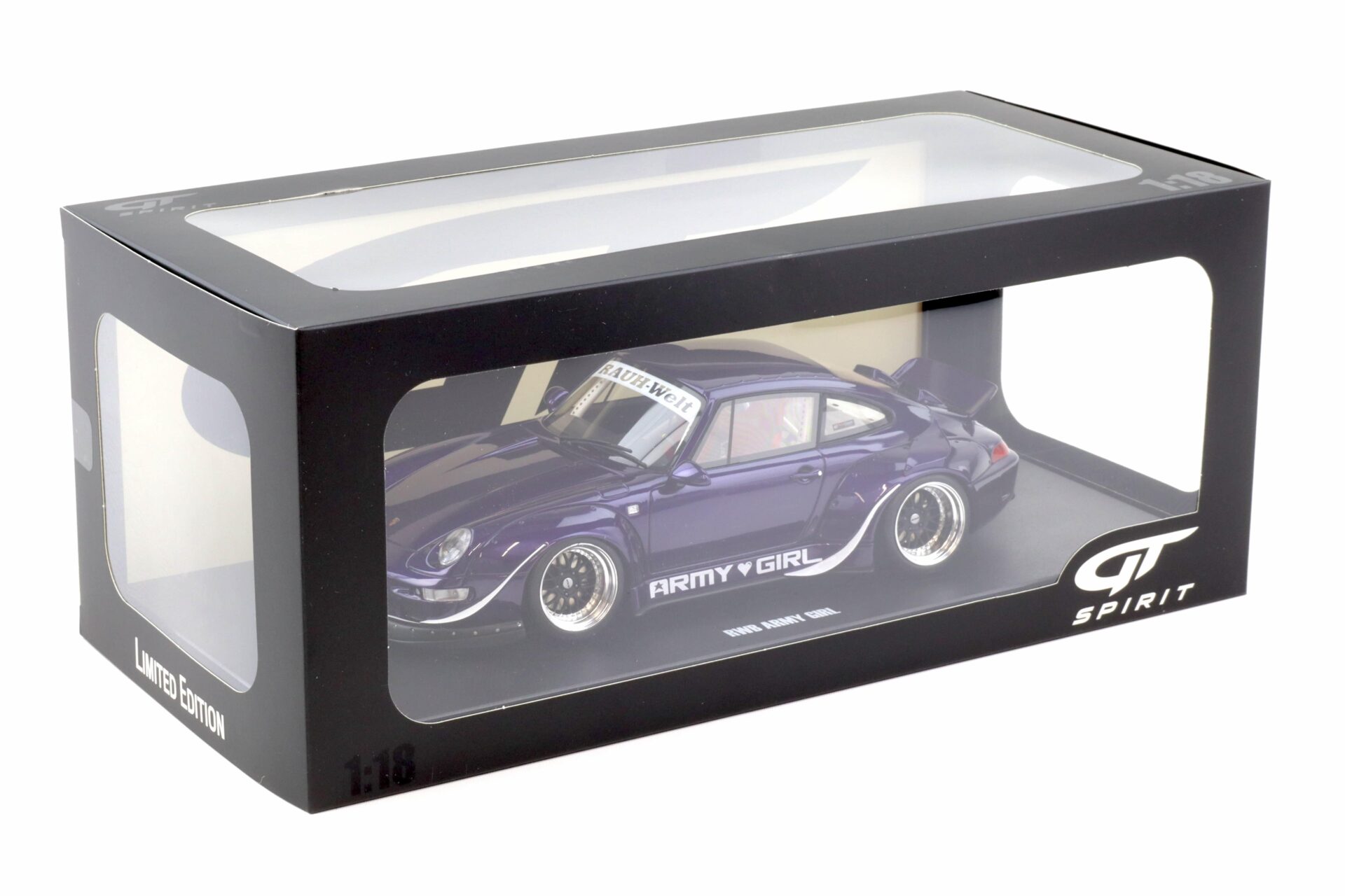 1:18 GT Spirit GT562 Porsche 911 993 RWB Army Girl RAUH-Welt purple 2015