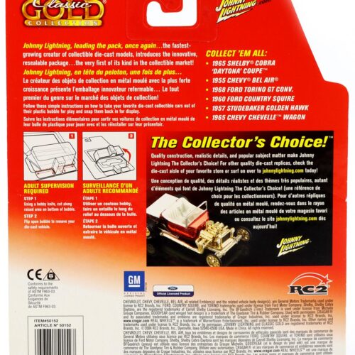 1:64 Johnny Lightning 1965 Chevy Chevelle Wagon Daniel Wade's white Classic Gold Collection