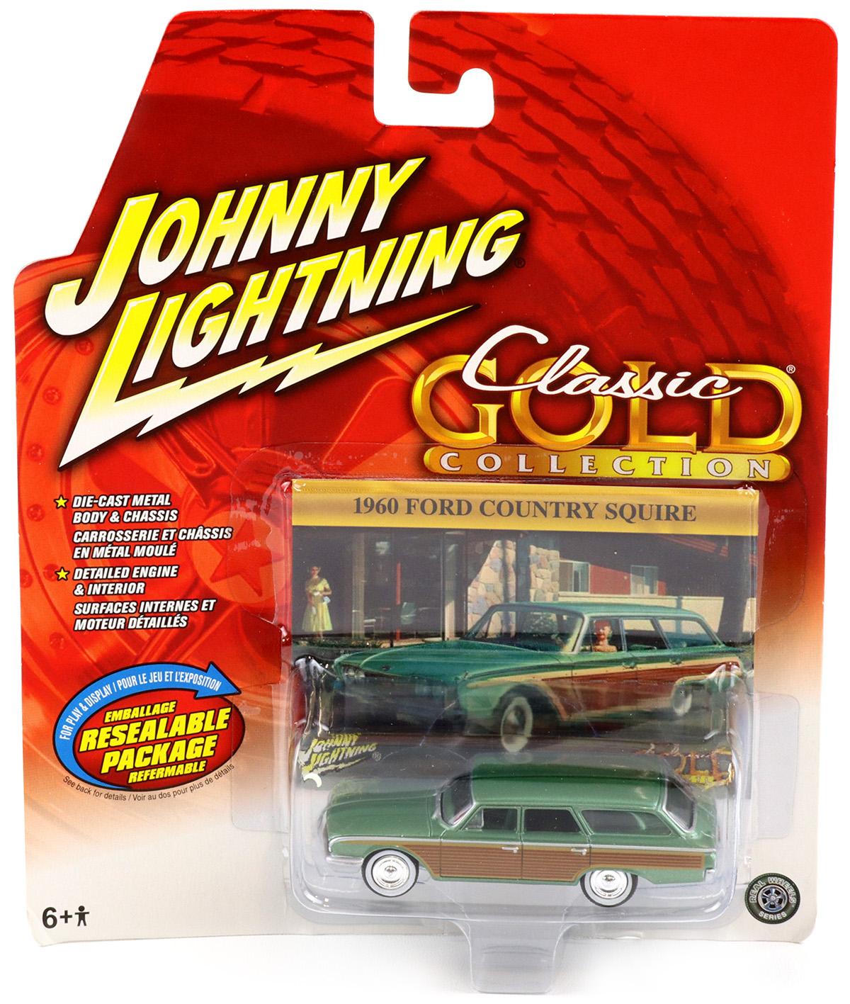 ID 107728 orig.jpg 1:64 Johnny Lightning 1960 Ford Country Squire green/ brown Classic Gold Collection