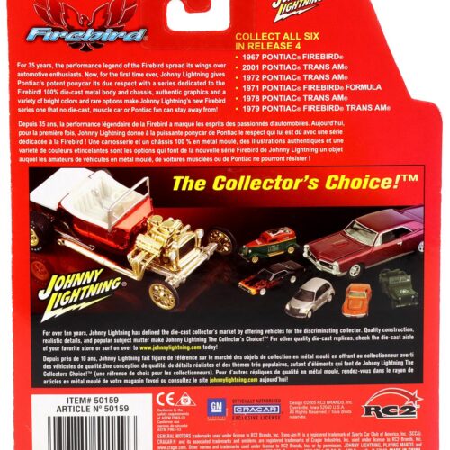 1:64 Johnny Lightning 1979 Pontiac Firebird Trans Am black