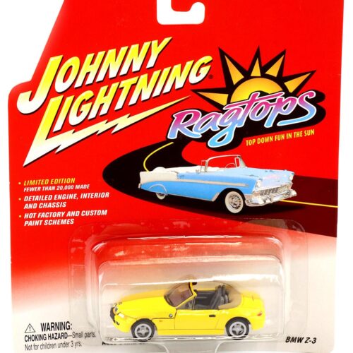 1:64 Johnny Lightning BMW Z-3 yellow Ragtops