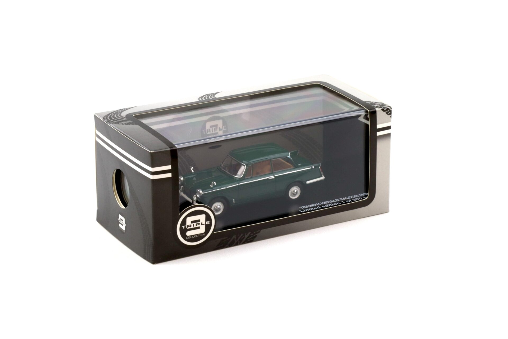 1:43 Triple9 Triumph Herald Saloon 1959 green