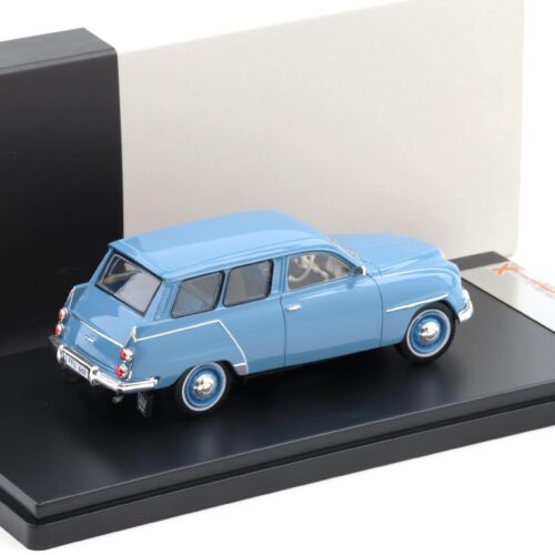 1:43 PremiumX Saab 95 Grey blue 1961