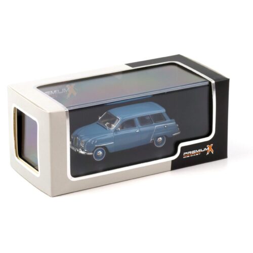 1:43 PremiumX Saab 95 Grey blue 1961