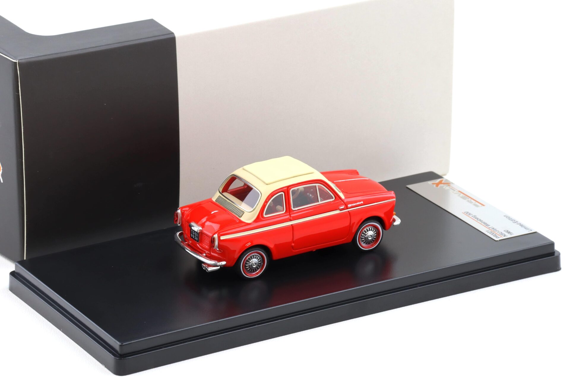1:43 PremiumX NSU Fiat Weinsberg 500 red 1960
