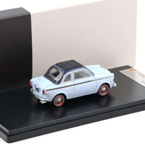 1:43 PremiumX NSU Fiat Weinsberg 500 light blue 1960