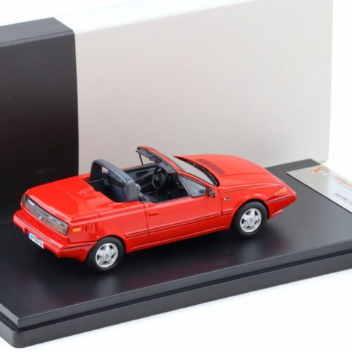 1:43 PremiumX Volvo 480 Turbo Cabriolet 1990 red