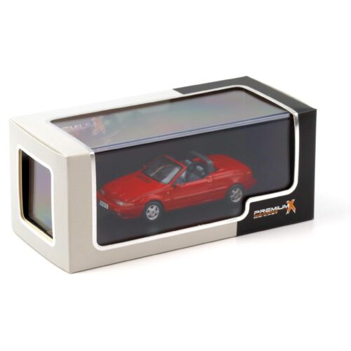1:43 PremiumX Volvo 480 Turbo Cabriolet 1990 red