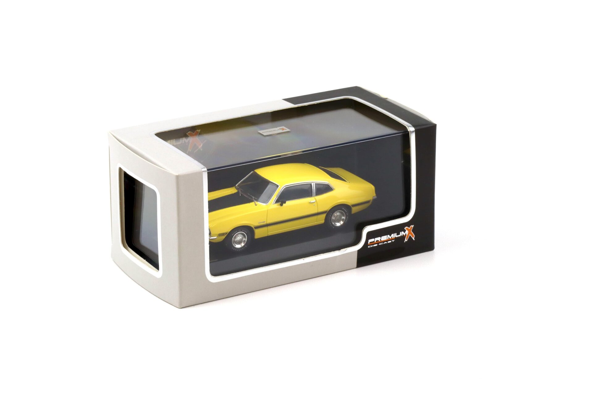 1:43 PremiumX Ford Maverick GT Coupe 1974 yellow