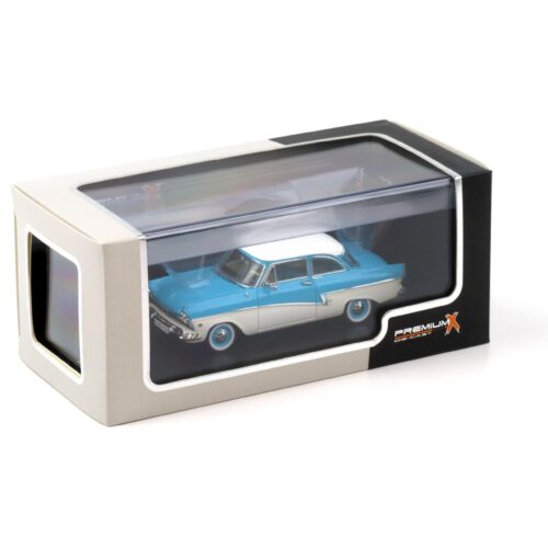 1:43 PremiumX Ford Taunus 17M blue/ white 1957