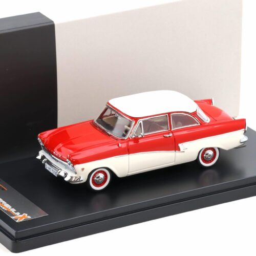 1:43 PremiumX Ford Taunus 17M red/ white 1957
