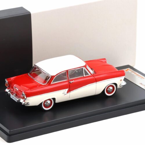 1:43 PremiumX Ford Taunus 17M red/ white 1957