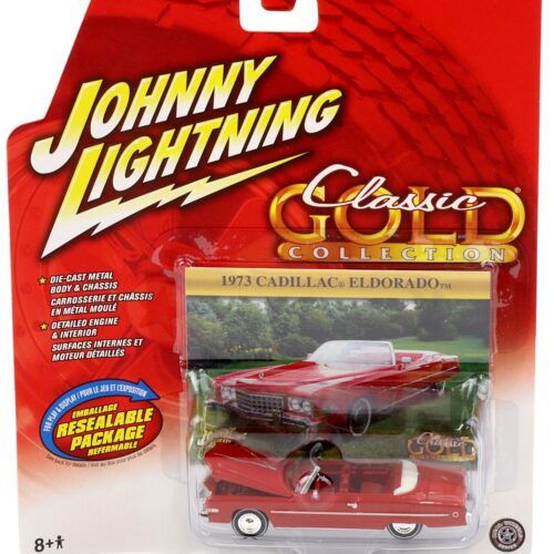 1:64 Johnny Lightning 1973 Cadillac Eldorado red Classic Gold Collection
