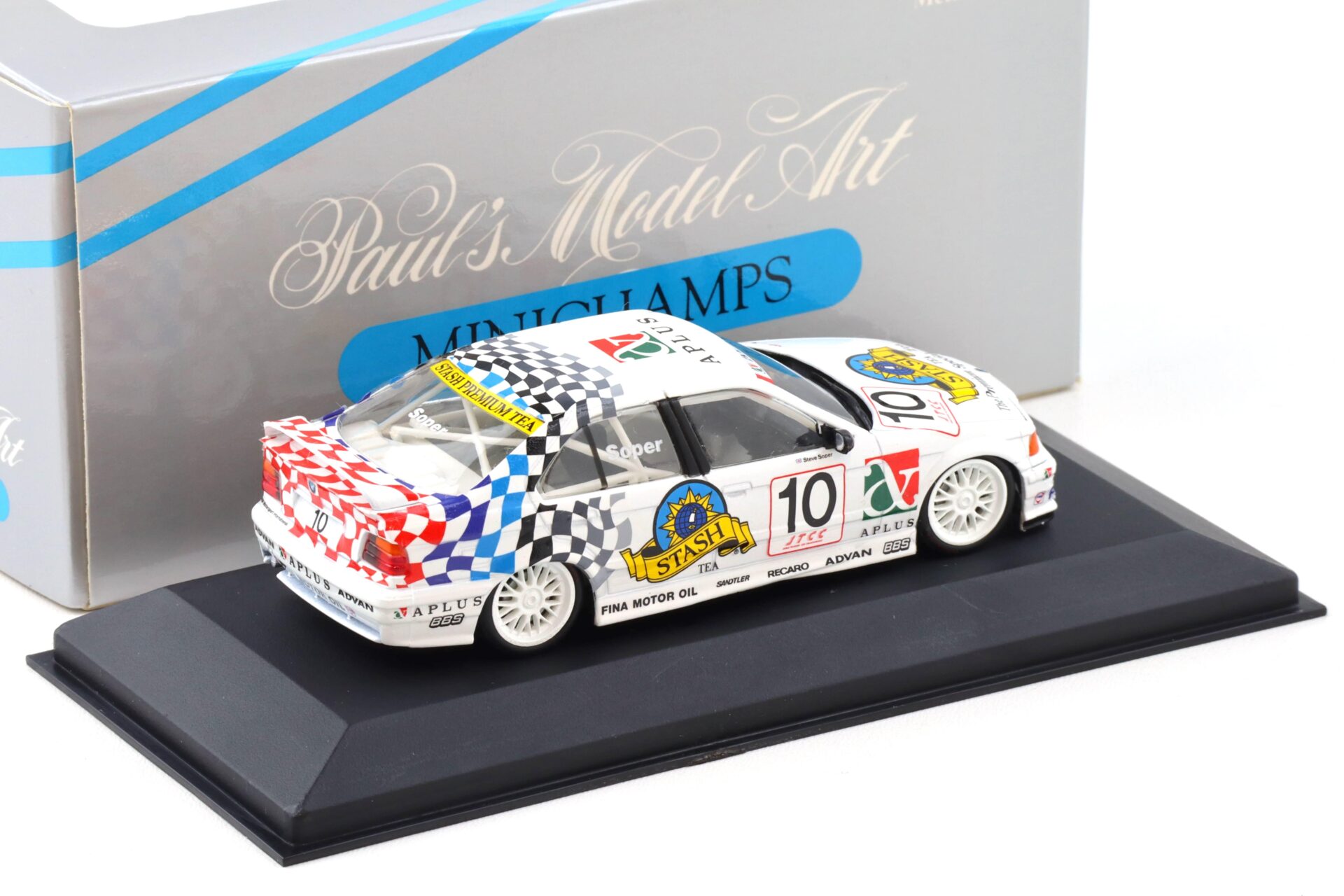 1:43 Minichamps BMW 318 is/4 E36 Japan TCC Team Schnitzer #10 S.Soper