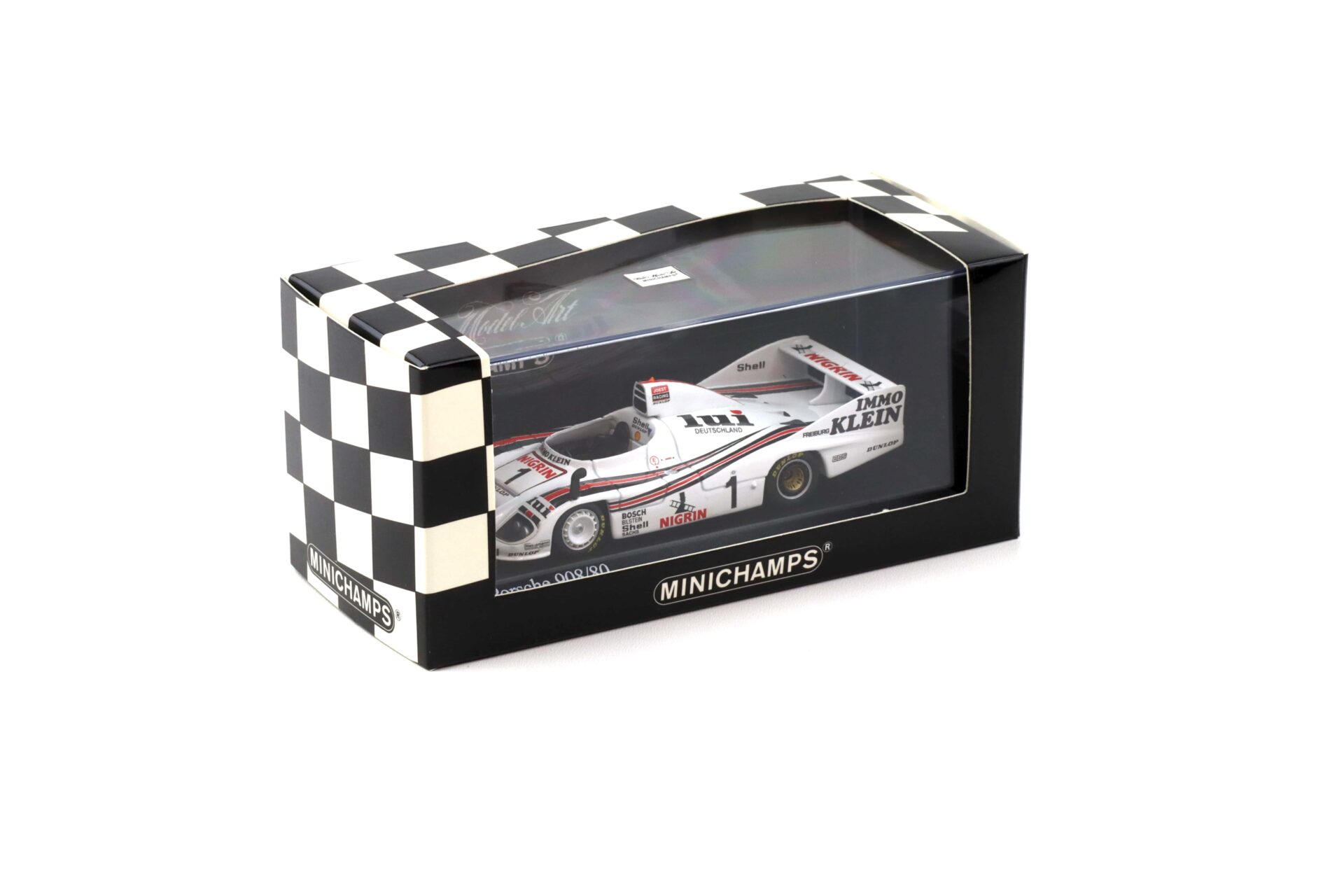 1:43 Minichamps Porsche 908/80 Nürburgring 1000km Class Winners 1981 Mass/ Joest #1