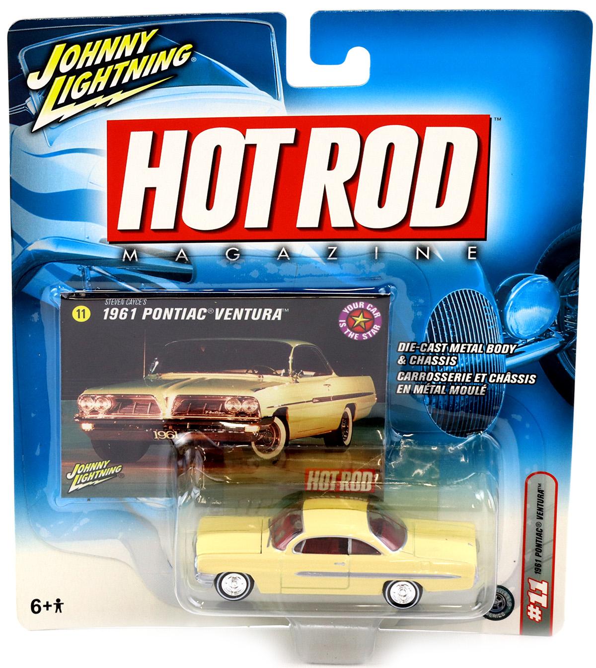 ID 107915 orig.jpg 1:64 Johnny Lightning 1961 Pontiac Ventura #11 light yellow Hot Rod