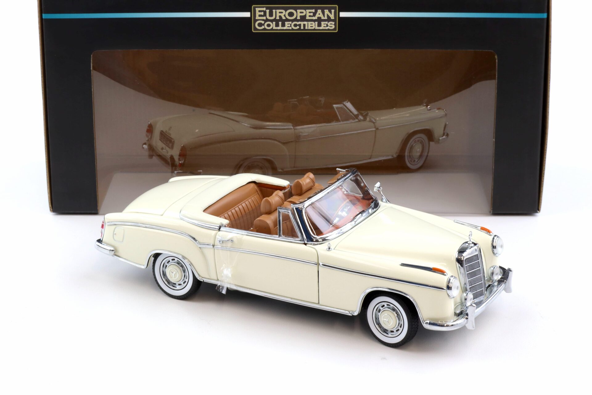 1:18 Sun Star Mercedes 220 SE Cabriolet white 1958