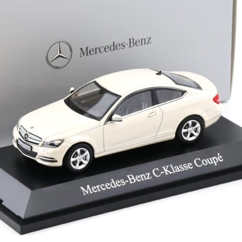 1:43 Norev Mercedes C-Klasse Coupe W204 Diamond white 2011 DEALER VERSION