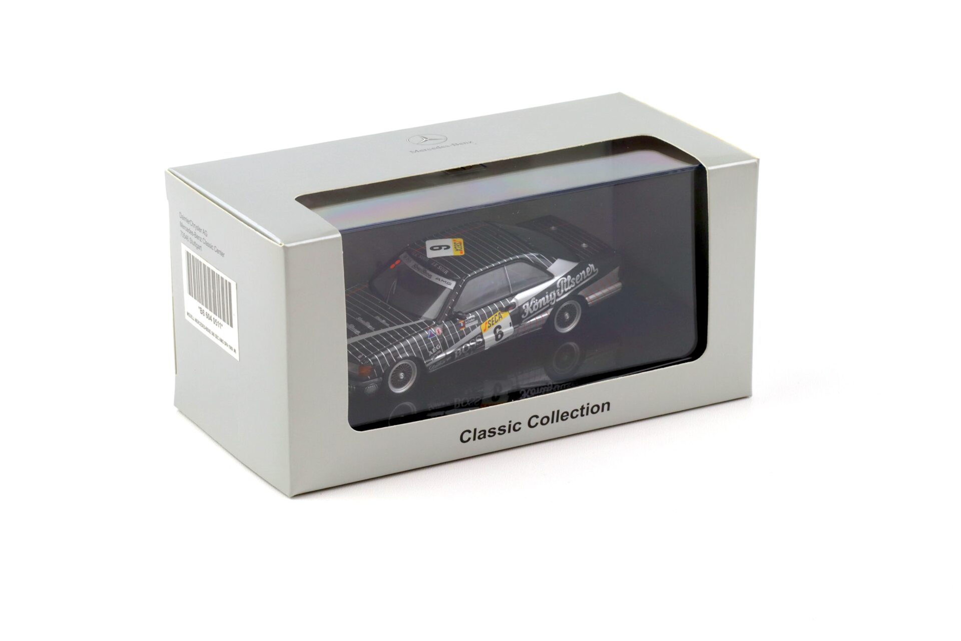 1:43 AUTOart Mercedes 500 SEC AMG SPA Coupe 1989 #6 black Classic Collection