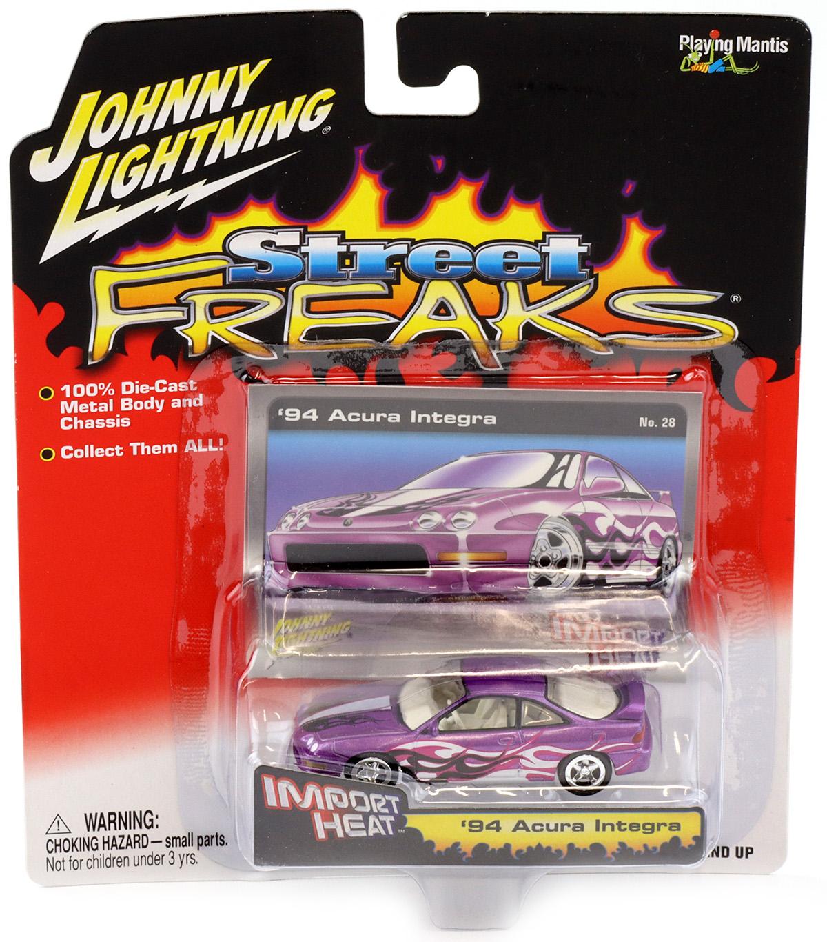 1:64 Johnny Lightning 1994 Honda Acura Integra purple metallic Street Freaks