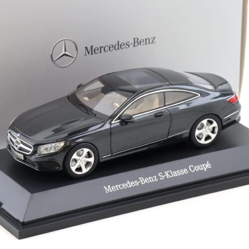 1:43 Kyosho Mercedes S-Klasse Coupe 2015 magnetite black DEALER VERSION