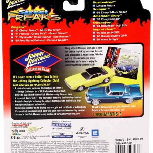 1:64 Johnny Lightning '55 Ford Panel Delivery green metallic Street Freaks