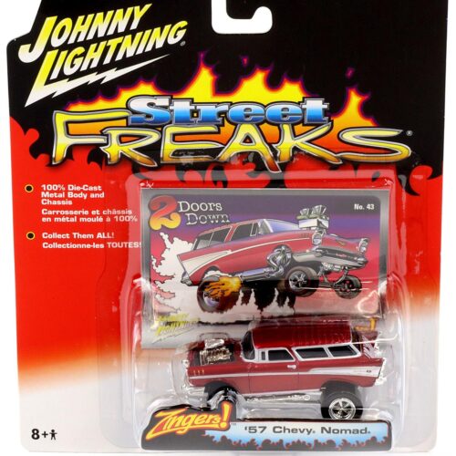 1:64 Johnny Lightning '57 Chevy Nomad red metallic Street Freaks
