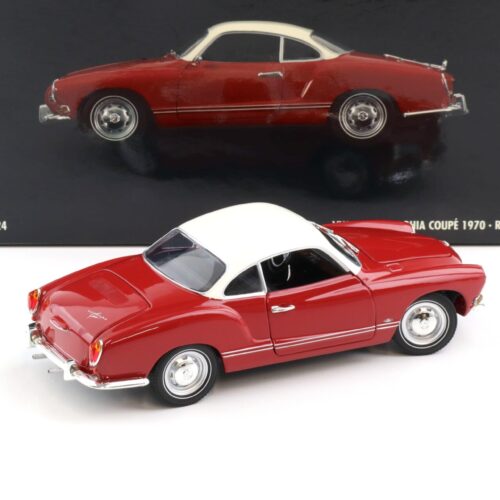 1:24 Minichamps VW Karmann Ghia Coupe red/ white 1970