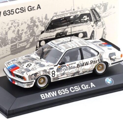 1:43 Minichamps BMW 635 CSI GR.A #8 Stuck/ Quester DEALER VERSION