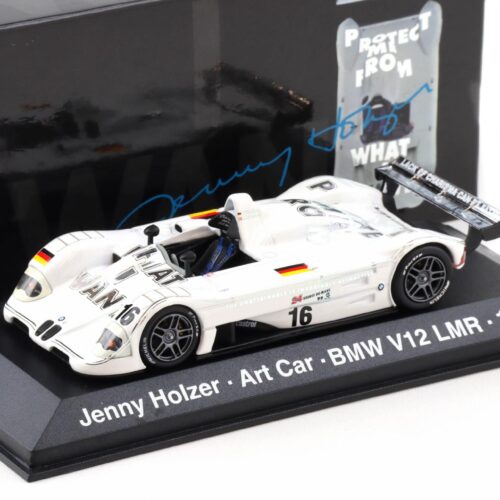 1:43 Minichamps BMW V12 LMR 1999 Jenny Holzer Art Car DEALER VERSION
