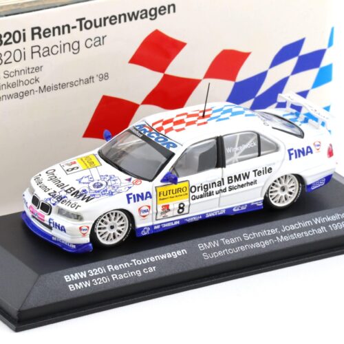1:43 Minichamps BMW 320i E36 STW 1998 Winkelhock #8 Team Schnitzer DEALER VERSION