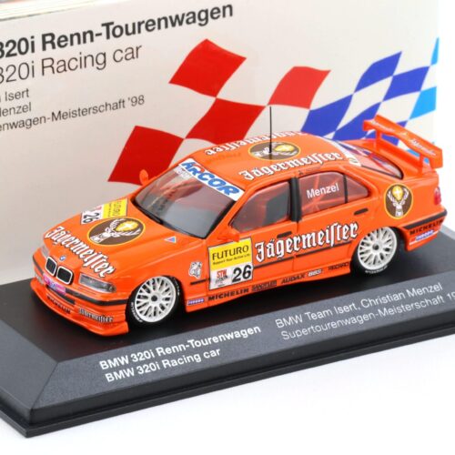 1:43 Minichamps BMW 320i E36 STW 1998 Menzel #26 Team Isert DEALER VERSION