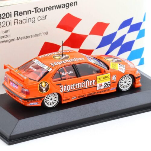 1:43 Minichamps BMW 320i E36 STW 1998 Menzel #26 Team Isert DEALER VERSION