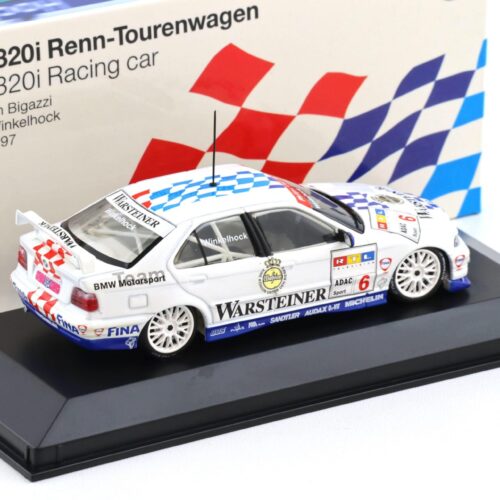 1:43 Minichamps BMW 320i E36 STW 1997 Winkelhock #6 Team Bigazzi DEALER VERSION