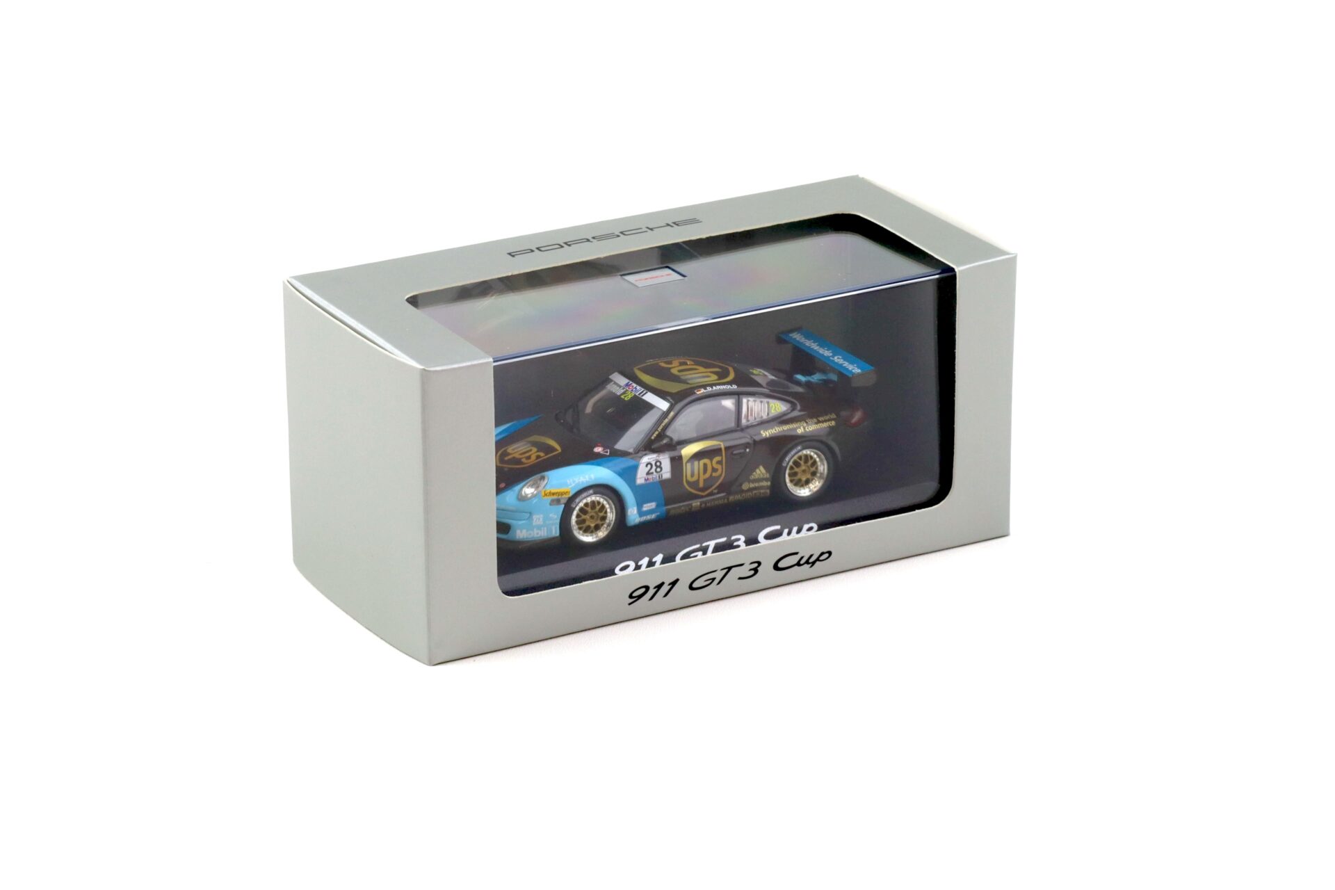1:43 Minichamps Porsche 911 997 GT3 CUP #28 UPS L.D.Arnold WAP DEALER