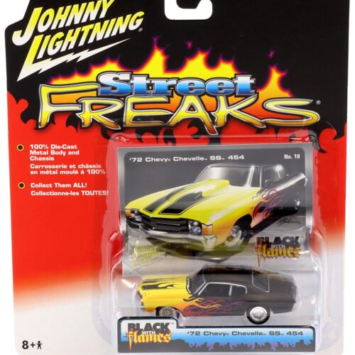 1:64 Johnny Lightning '72 Chevy Chevelle SS 454 yellow/ black Street Freaks