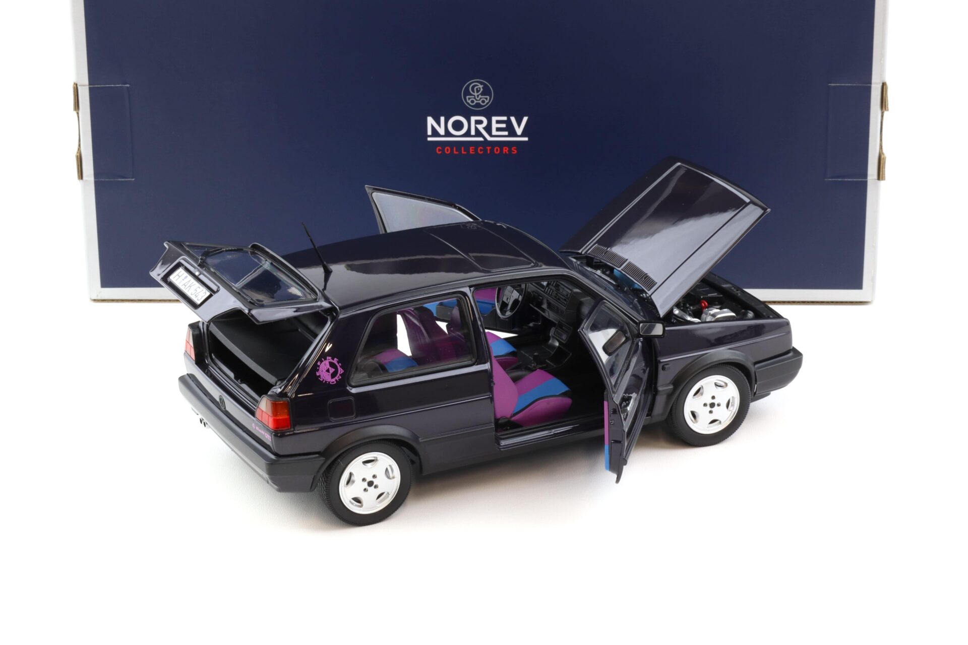 1:18 Norev VW Golf 2 GTI Fire and Ice 1991 purple metallic 188558