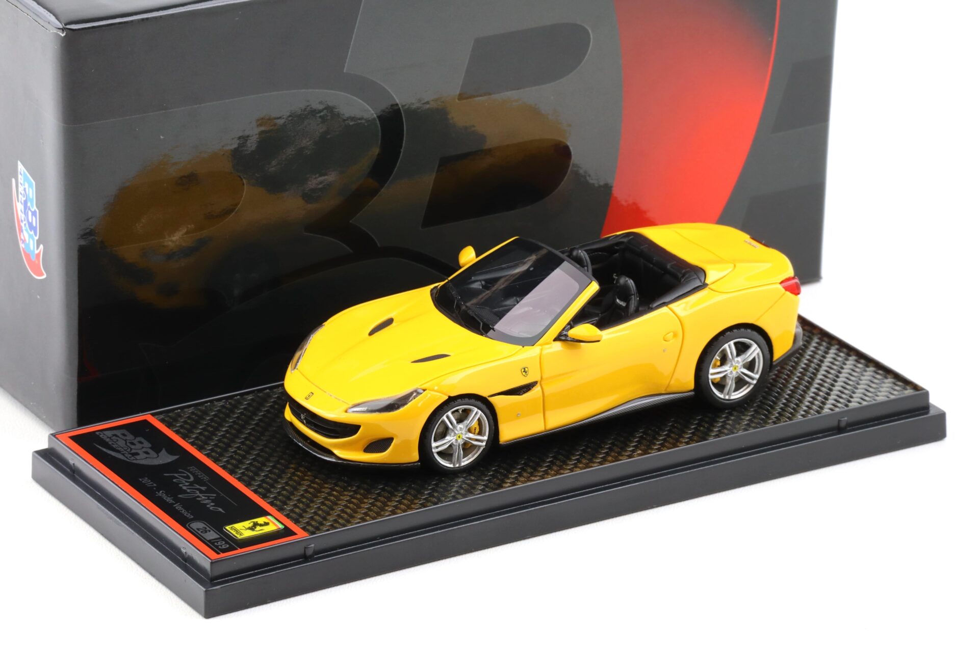 ID 108433 orig.jpg 1:43 BBR Ferrari Portofino Spider 2017 Giallo Modena - Limited 99 pcs.