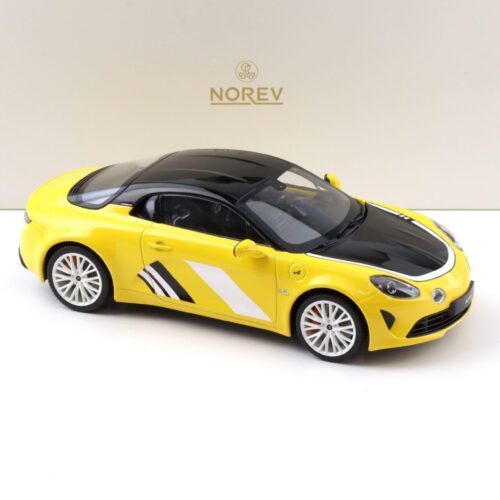 1:18 Norev Alpine A110 Tour de Corse 75 yellow/ black 2023 - Limited 150 pcs.