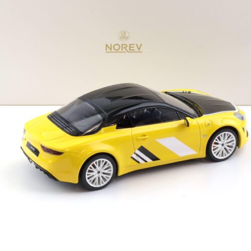 1:18 Norev Alpine A110 Tour de Corse 75 yellow/ black 2023 - Limited 150 pcs.
