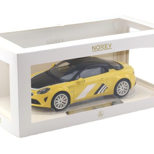 1:18 Norev Alpine A110 Tour de Corse 75 yellow/ black 2023 - Limited 150 pcs.