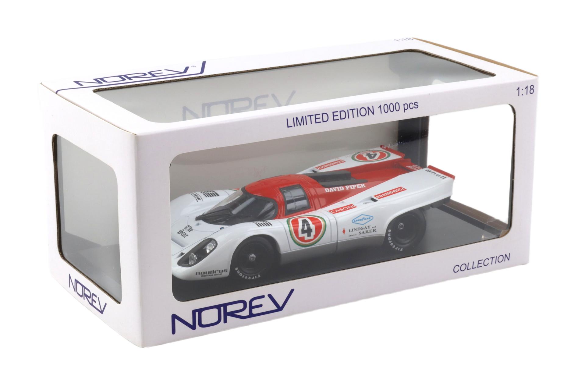 1:18 Norev Porsche 917K David Piper Racing 9h Kyalami 1971 Adamowicz/ Casoni