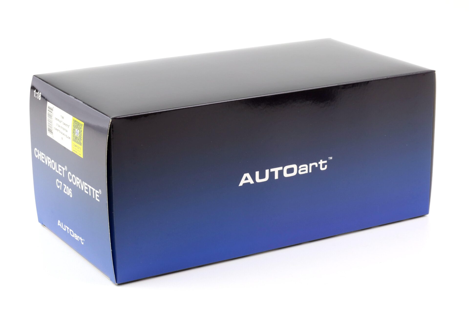 1:18 AUTOart Chevrolet Corvette C7 Z06 C7R Edition Corvette Racing yellow 71260