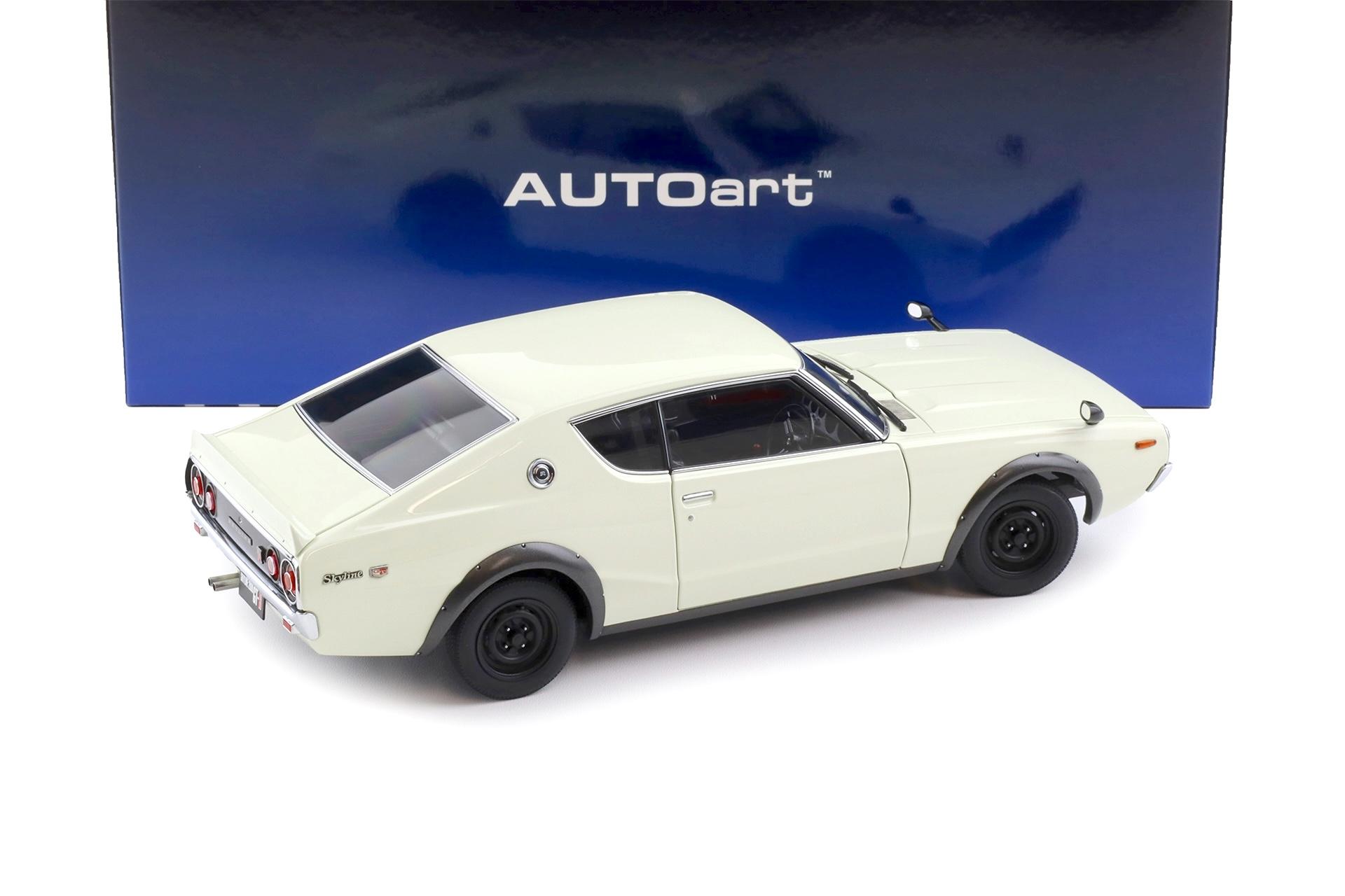 1:18 AUTOart Nissan Skyline 2000 GT-R (KPGC110) 1973 white
