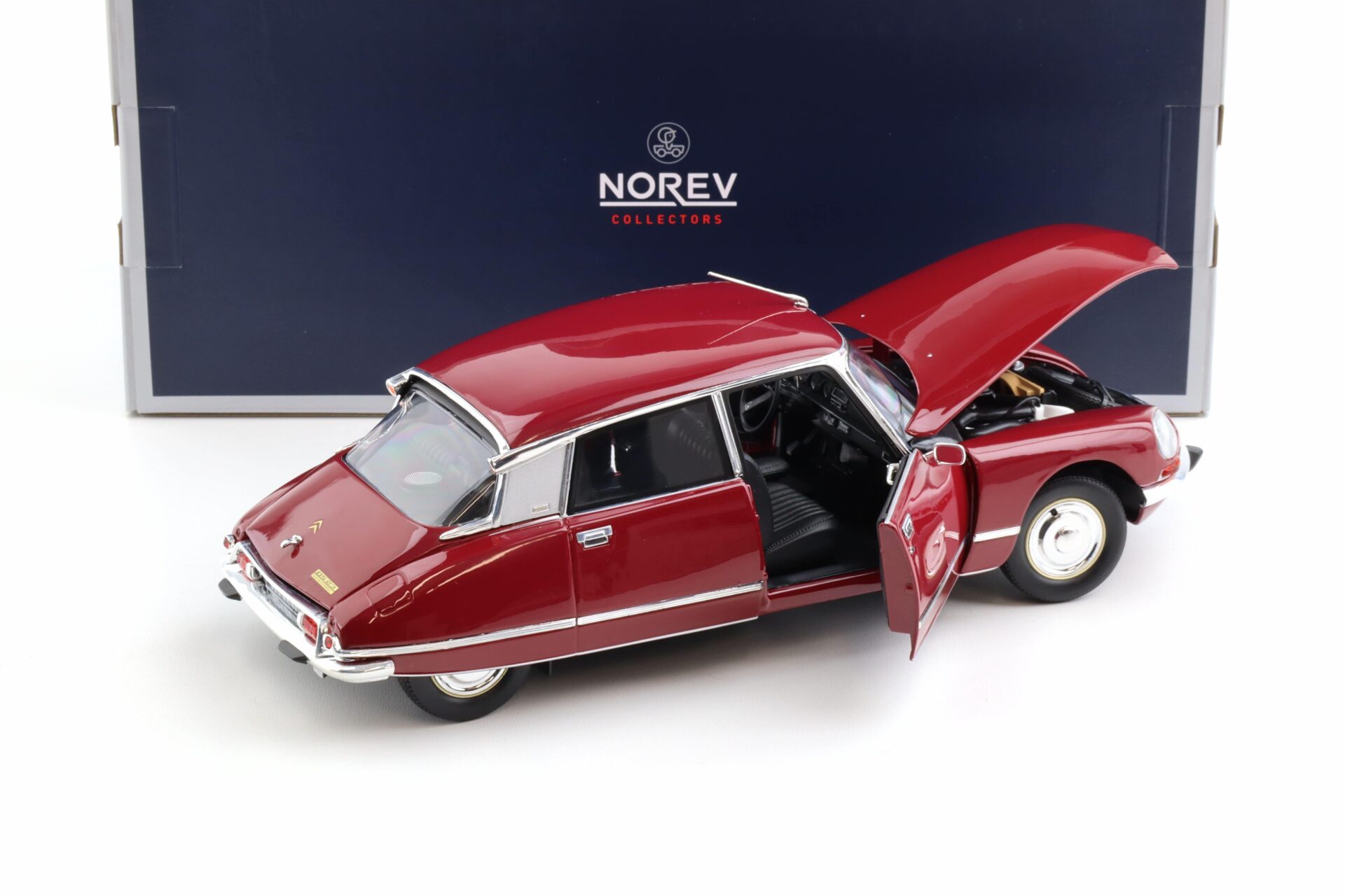1:18 Norev Citroen DS 23 Pallas 1973 Rouge Massena red