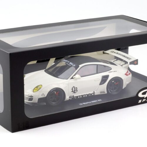 1:18 GT Spirit GT958 Porsche 911 997 Turbo LB-Works Liberty Walk white
