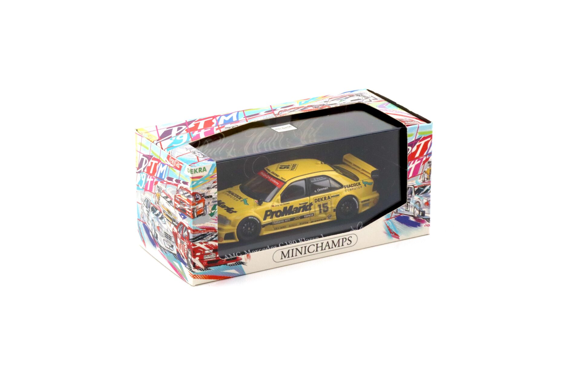 1:43 Minichamps Mercedes AMG C180 DTM 1994 Team Zakspeed #15 J.v.Ommen